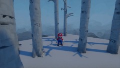 Mario in the woods