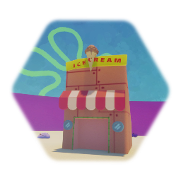 Bikini bottom ice cream building