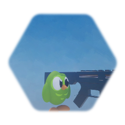 Duolingo with Gun