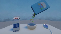 Just pouring some cereal