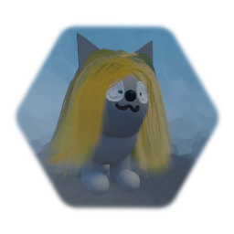 A fictional cat with blonde hair that may look cute but is not