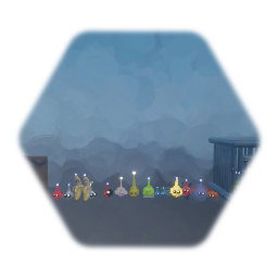 The cast for the island of dr Neoglitchen