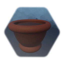 Terra Cotta Plant Pot (with dirt)