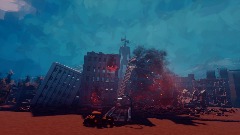 Sirenhead dabs while the entire city falls apart