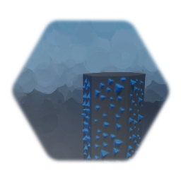Pillar with dimonds