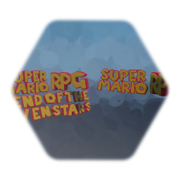 Both of the Super Mario RPG logos