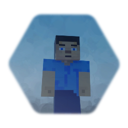 Steve (with attack and torch)