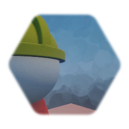 hard hat guy with code to pick up something