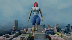 Giantess Mary Jane In City with spiderman Remastered