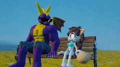 Muscular Spyro (Me) & Mileena Summertime