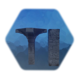 Stone pillars
