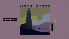 Lighthouse painting