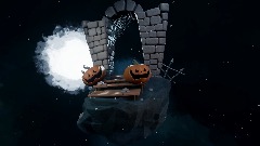 Halloween diorama