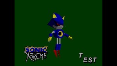 Sonic x-treme metal sonic test rotation