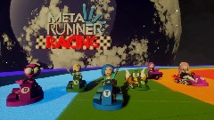 Meta runner racing Speed Kart circuit title screen