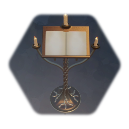 Lectern with Writable Book