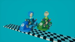 Mode select meta runner racing speed Kart circuit