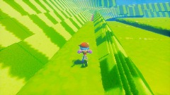 Evil the sackboy in green valley