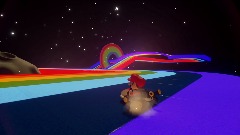 Mario kat 8 Rainbow road