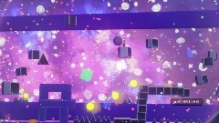 World Of Floating Of Objects - Geometry Dash