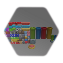 Various Level Assets - Super Mario Bros.