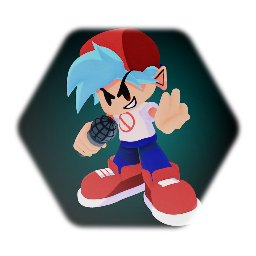 Friday Night Funkin' - Cel-Shaded Boyfriend (V.01)