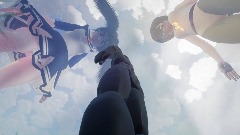 Giantess tsunami sisters