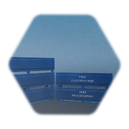 Resident evil inspired POLICE barrier