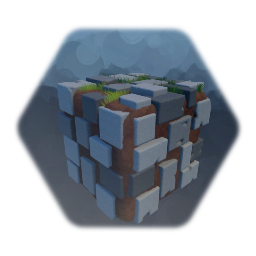 Cubo con adoquín 2