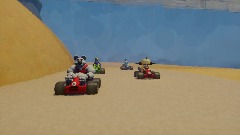 Bandicoot beach Crash Dreams racing CDR koala kong