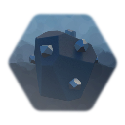 Rock with iron ore (Lowpoly)