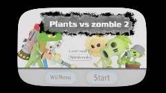Wii +Plants vs zombie 2