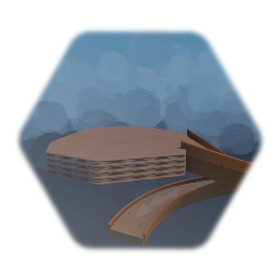 Spiral slide (working/cartoon or adventure)