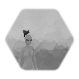 Grey female alien