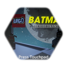 LEGO Batman the videogame title screen example