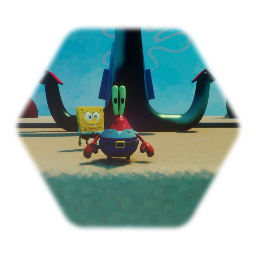 Mr krabs and spongebob