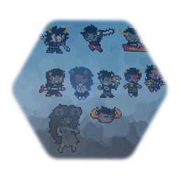 Homestuck troll Pixel art