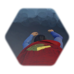 Superman flying only
