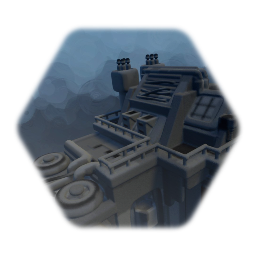 Steampunk building - FF7 inspired