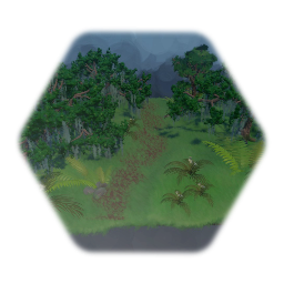 Jungle Swamp Path Tile