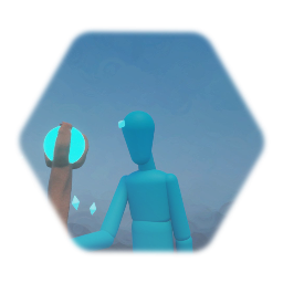 Staff with effects