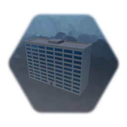 Rectangular Skyscraper - Low Detail - Mirror Windows