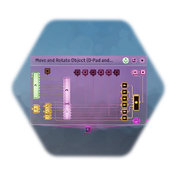 8-Directional Move & Rotate Object (D-Pad and Tilt Controls)