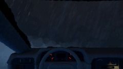 Car crash down mountain