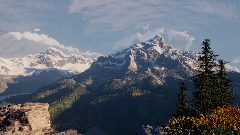 Fall Mountains View Point