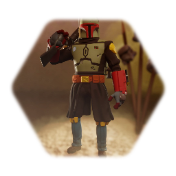 Cartoon Boba Fett (BOOK OF BOBA FETT)
