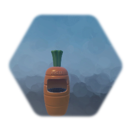 Carrot Trash Can