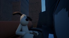 Gromit Watches The Cheese Channel