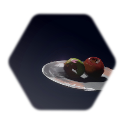 Apples on a tray