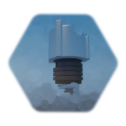 Damaged Sci-Fi Ship Engine